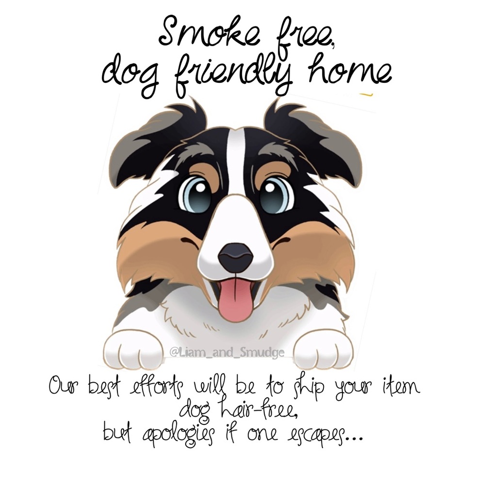 All purchases come from a non-smoking, dog loving home! Free fur to good home…